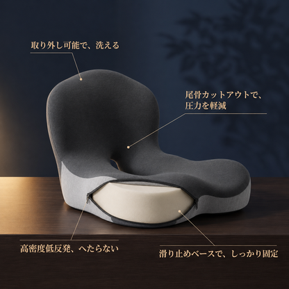 Raku Seat | 骨盤サポートクッション