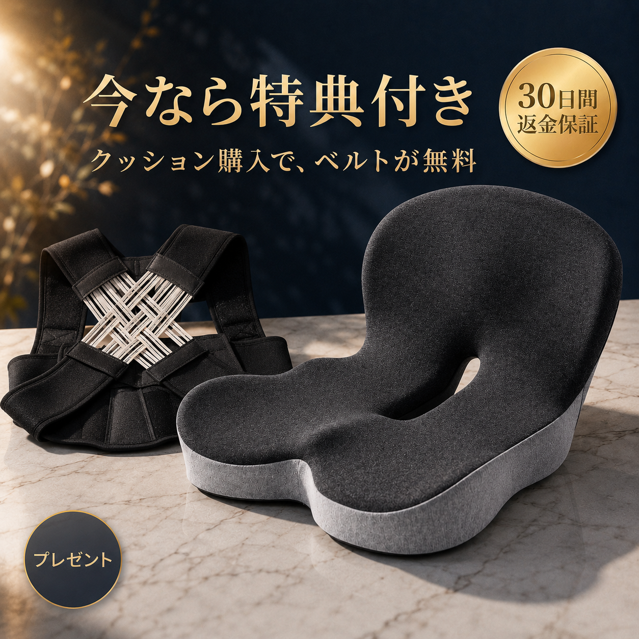 Raku Seat | 骨盤サポートクッション